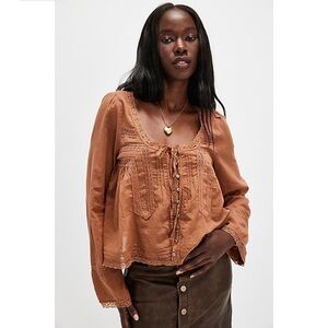 Free People Forevermore Long-sleeve Top